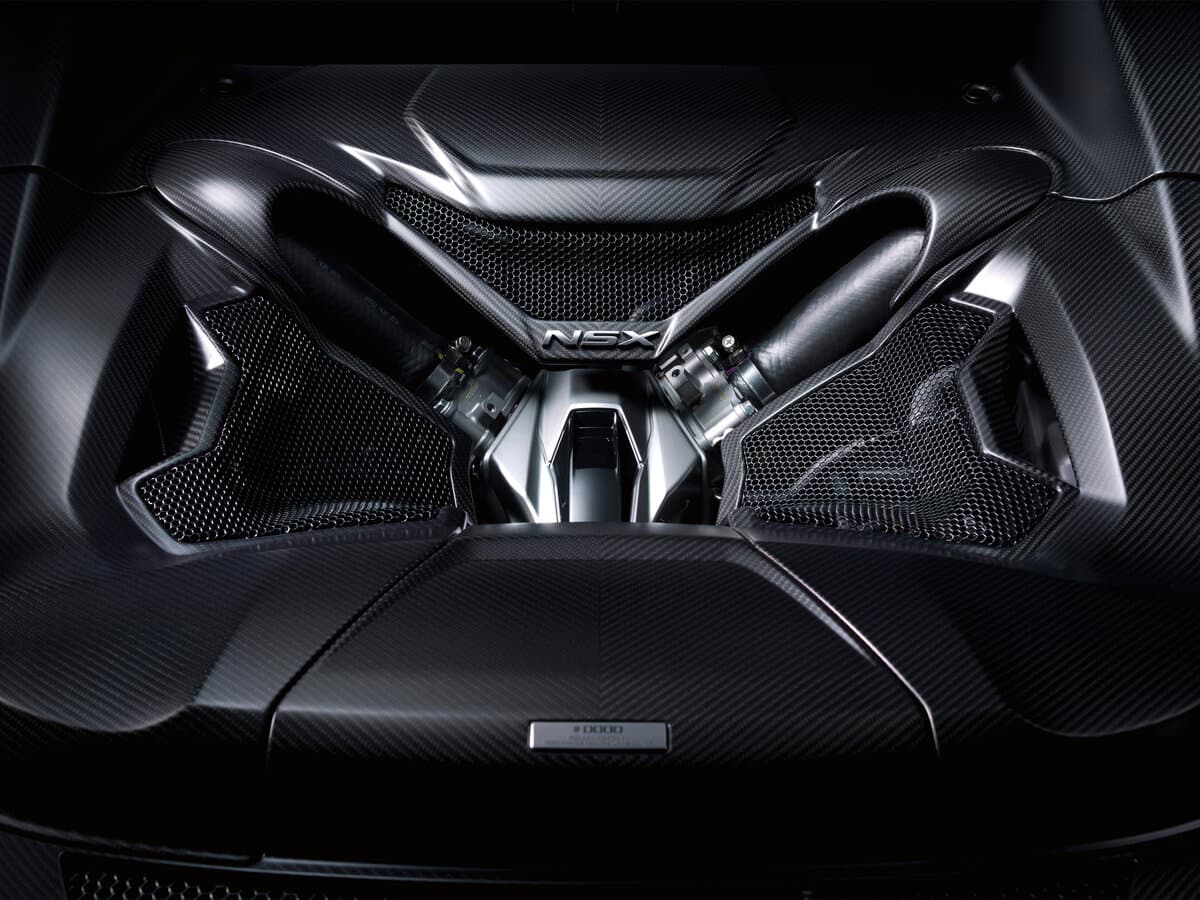 Acura NSX II — Salon, öndən