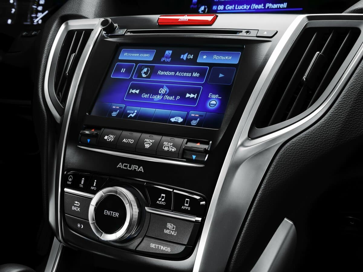Acura TLX I — Salon, arxadan