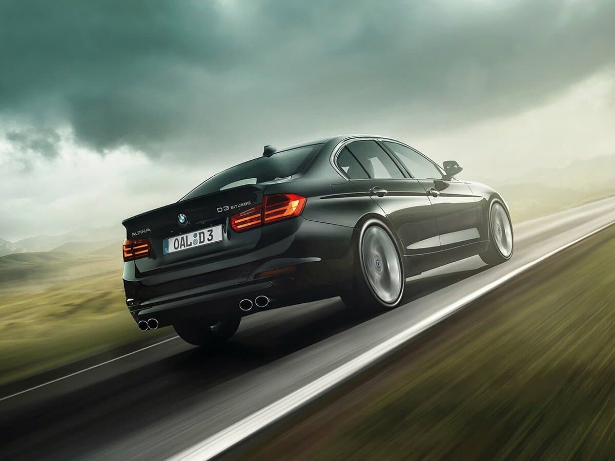 Alpina D3 F30 — 3/4 arxadan