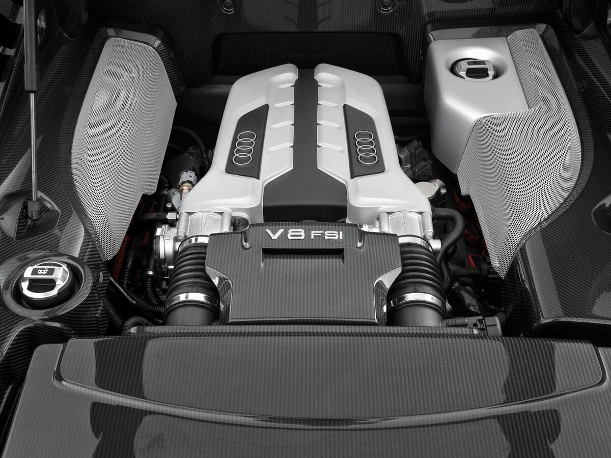 Audi R8 I (Typ 42) — Salon, arxadan