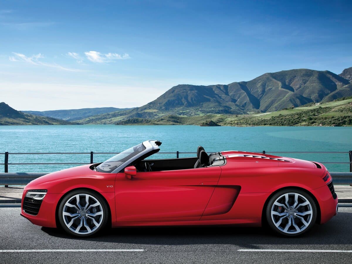 Audi R8 I (Typ 42) Restayling — Yandan