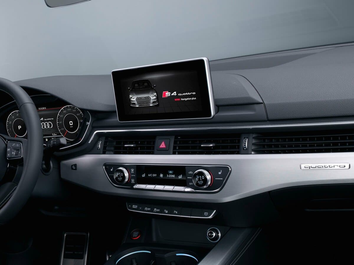 Audi S4 V (B9) — Salon, öndən