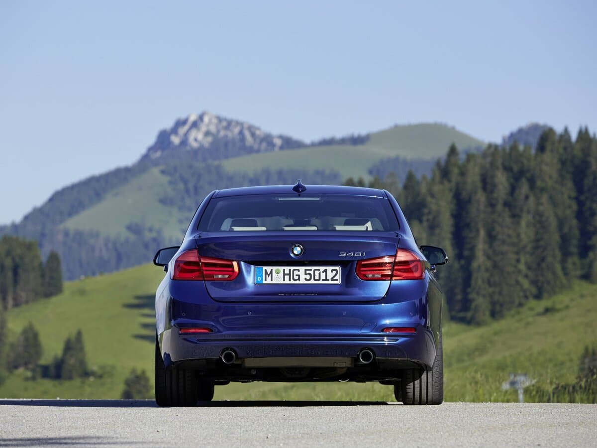 BMW 3 seriyası VI (F30/F31/F34) Restayling — Arxadan