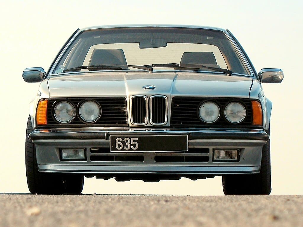 BMW 6 seriyası I (E24) — Öndən