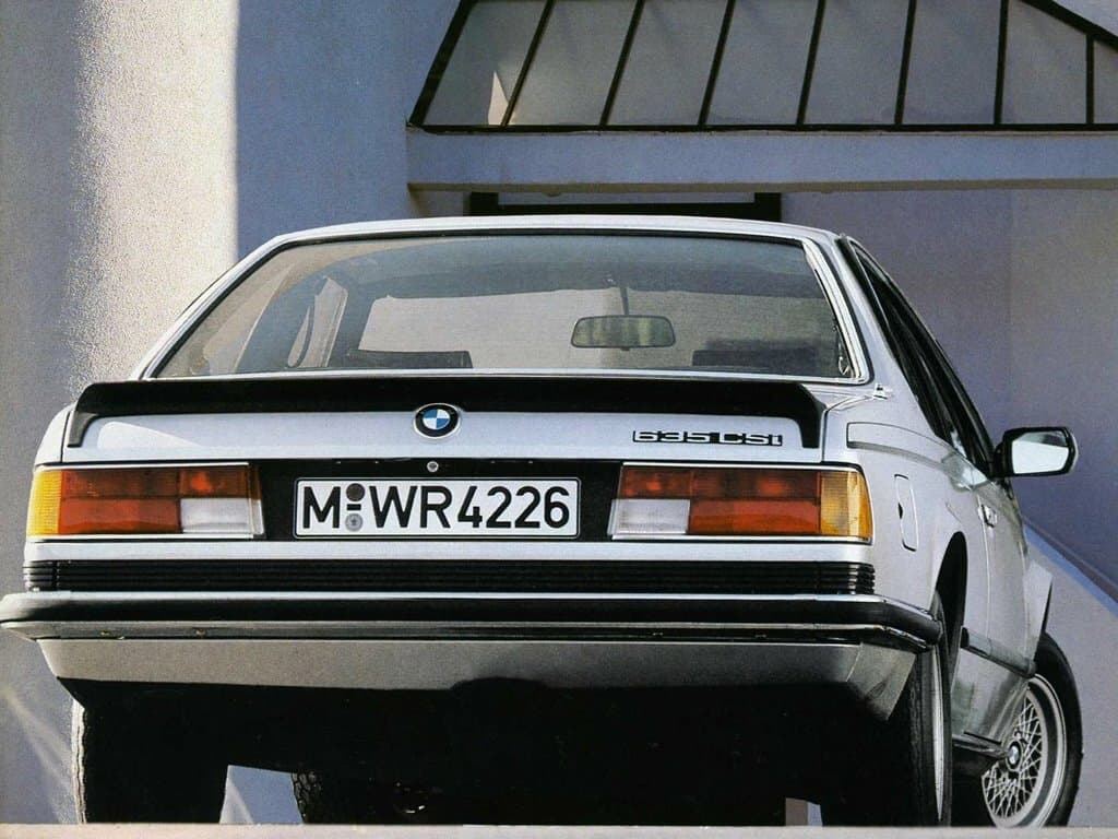 BMW 6 seriyası I (E24) — Arxadan