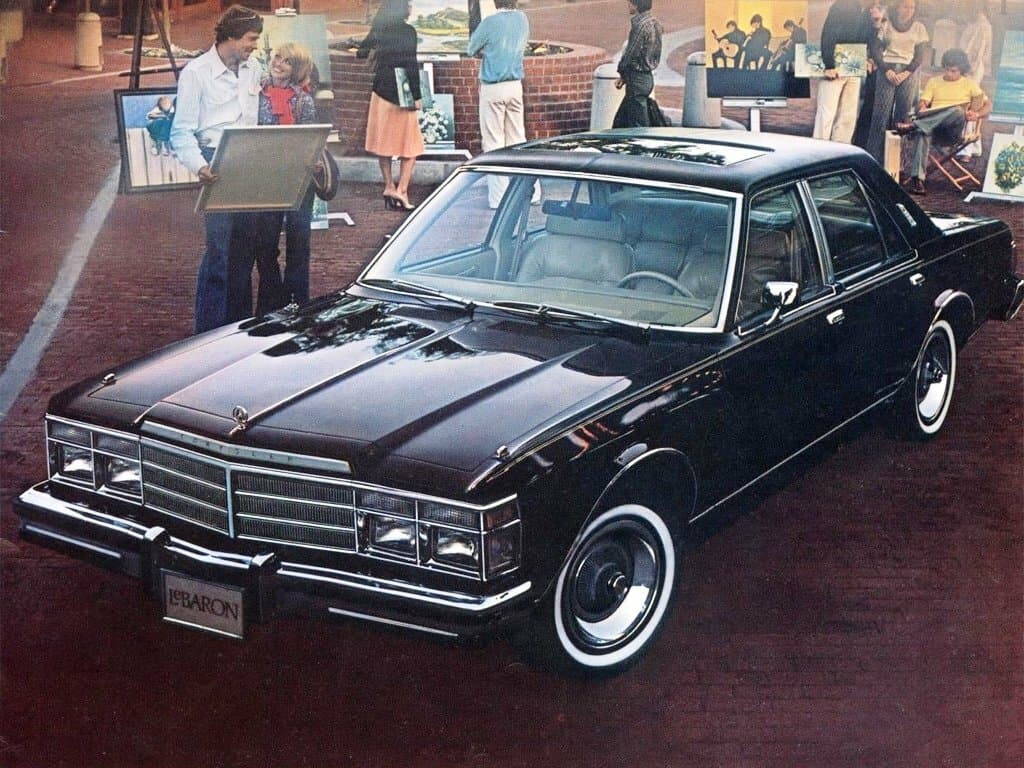 Chrysler LeBaron I — öndən görünüş