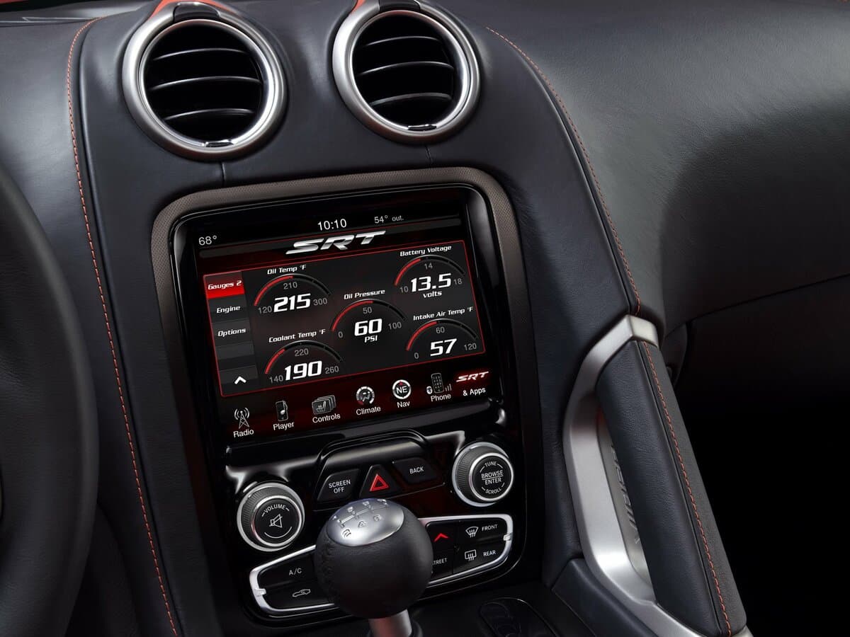 Dodge Viper V — Salon, arxadan