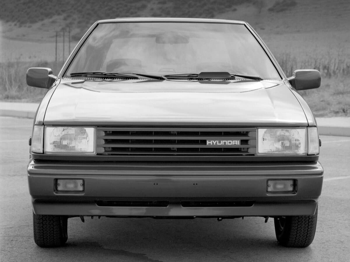 Hyundai Excel I — Öndən