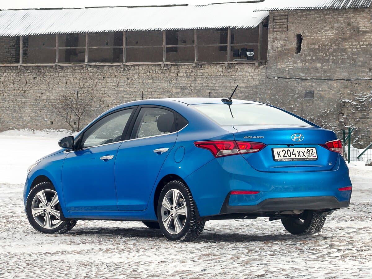 Hyundai Solaris II — 3/4 arxadan