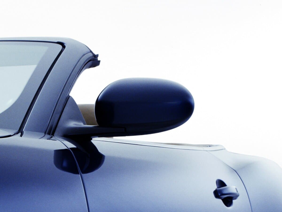 Jaguar XK II — Yan güzgü