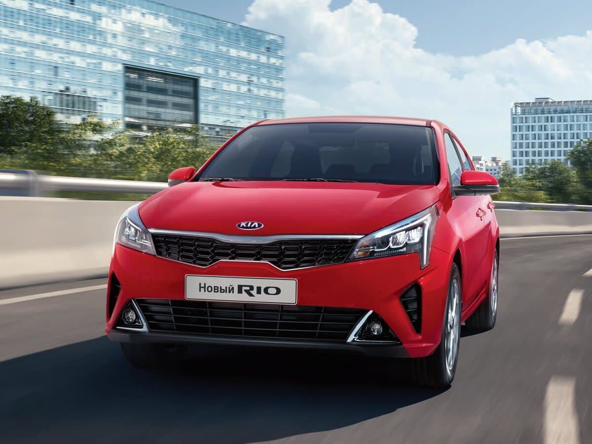Kia Rio IV Restayling — Öndən