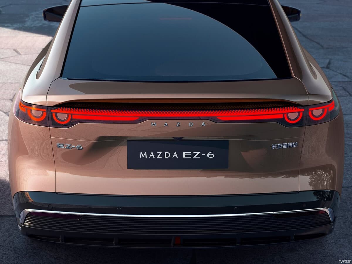 Mazda EZ-6 2024 – indiyədək — Arxadan