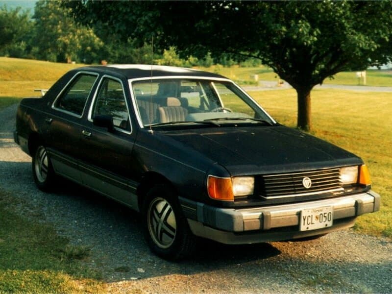 Mercury Topaz I — öndən görünüş