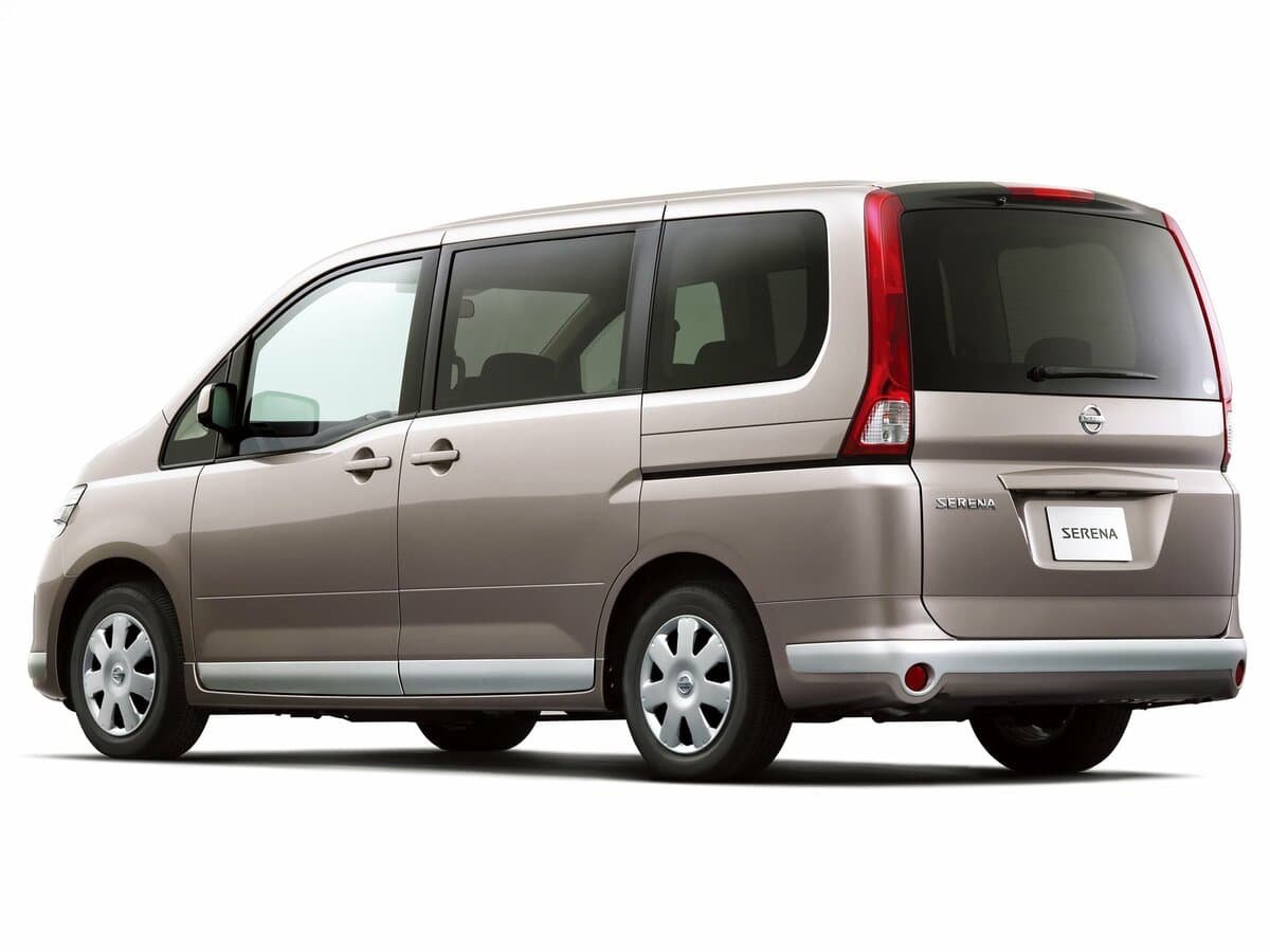 Nissan Serena III (C25) — 3/4 arxadan