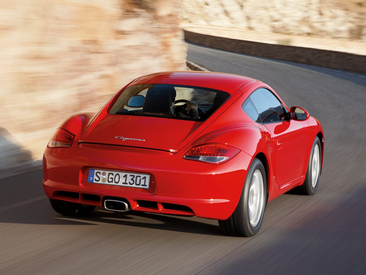 Porsche Cayman I (987) Restayling — 3/4 arxadan