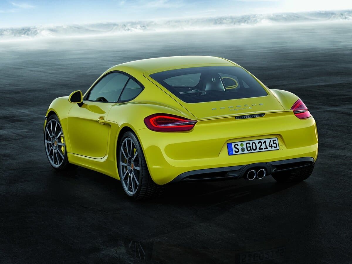 Porsche Cayman II (981) — 3/4 arxadan
