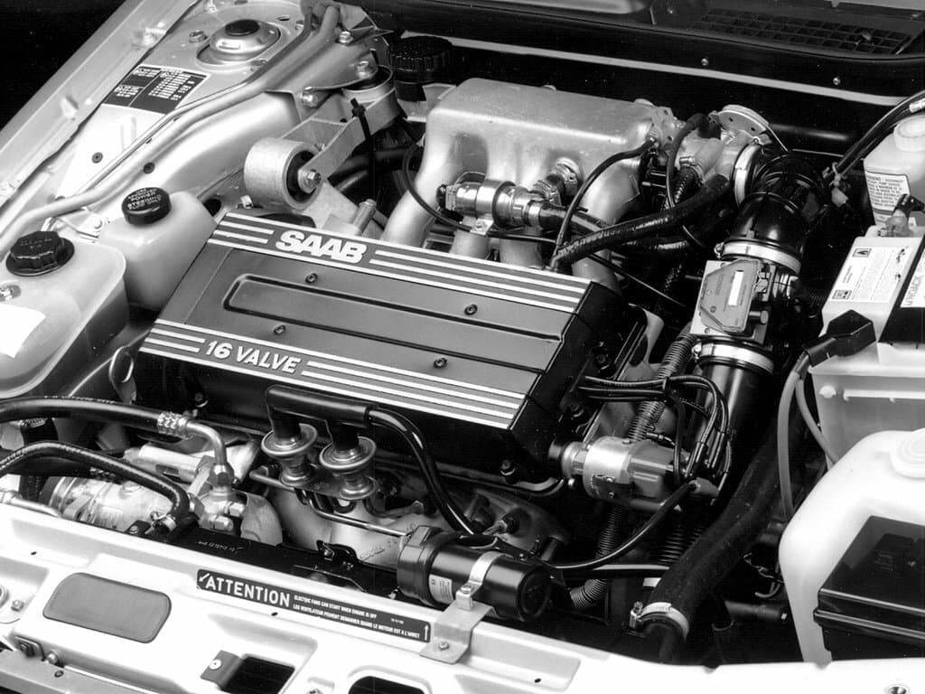 Saab 9000 I — Salon, öndən