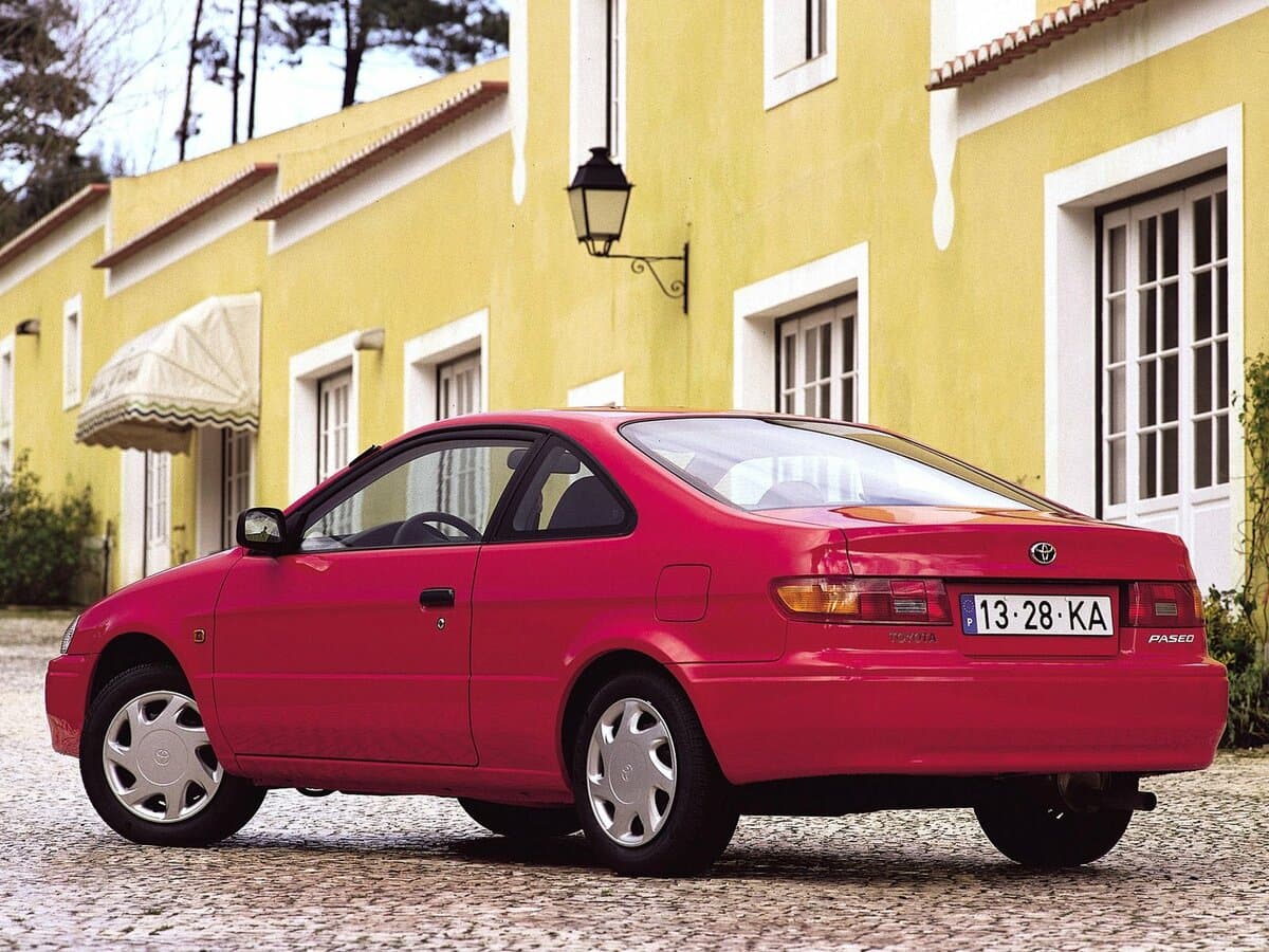 Toyota Paseo II (L50) — 3/4 arxadan