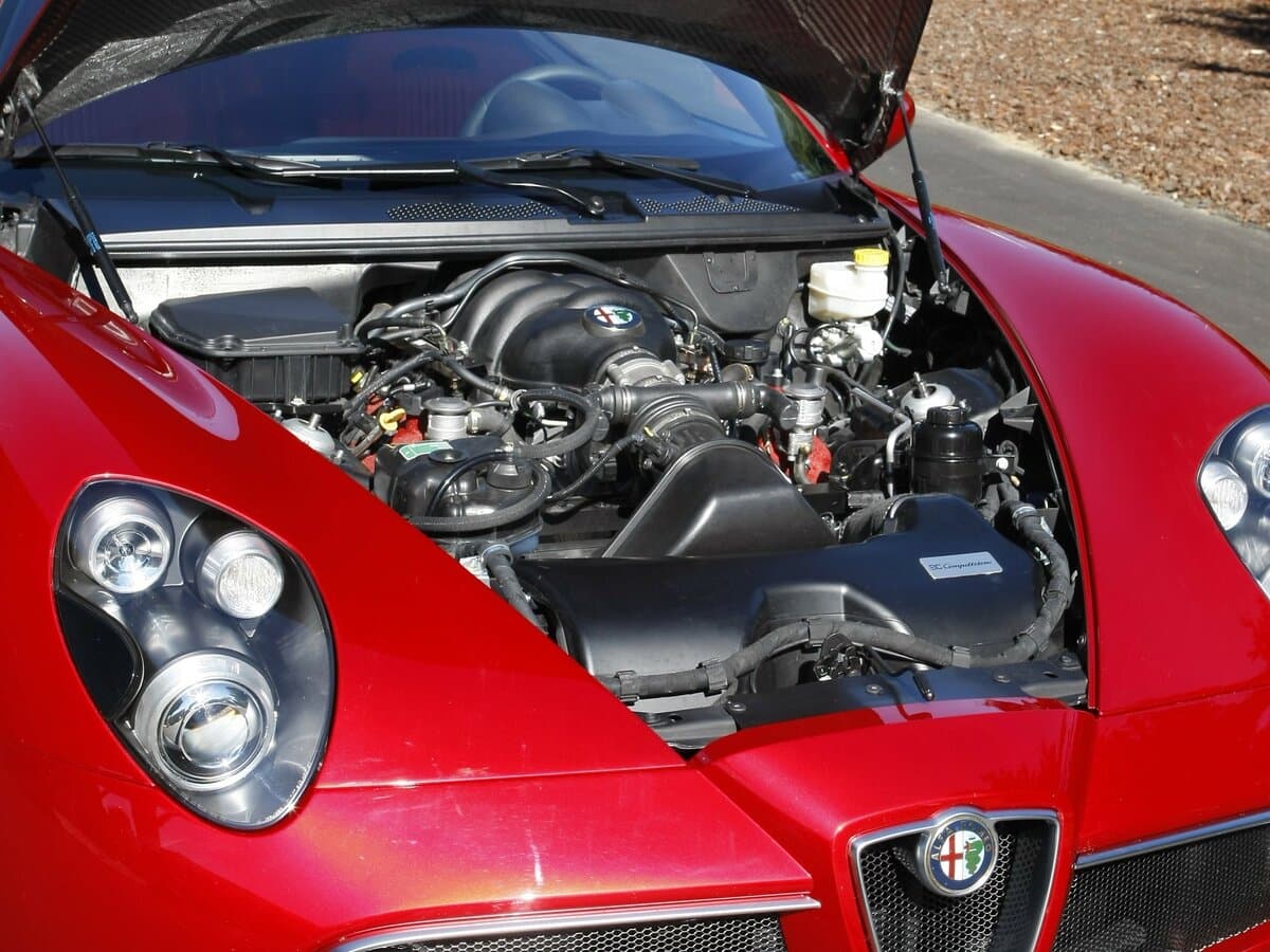 Alfa Romeo 8C Competizione 2007 – 2010 — Salon, öndən