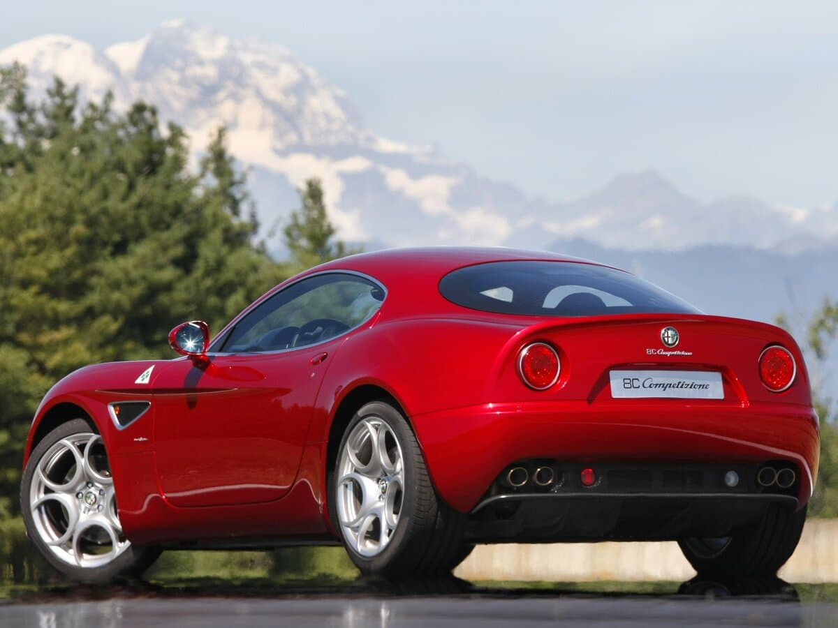 Alfa Romeo 8C Competizione 2007 – 2010 — 3/4 arxadan