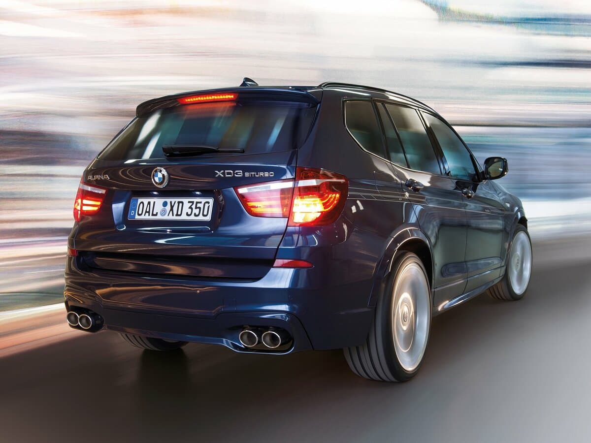 Alpina XD3 F25 — 3/4 arxadan