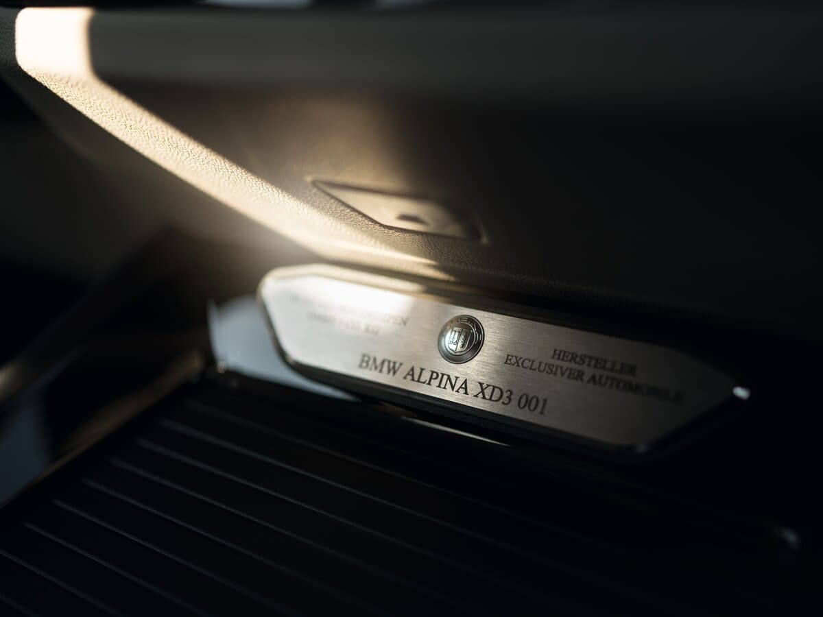 Alpina XD3 G01 — Salon, öndən