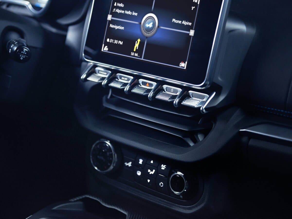 Alpine A110 II — Salon, öndən