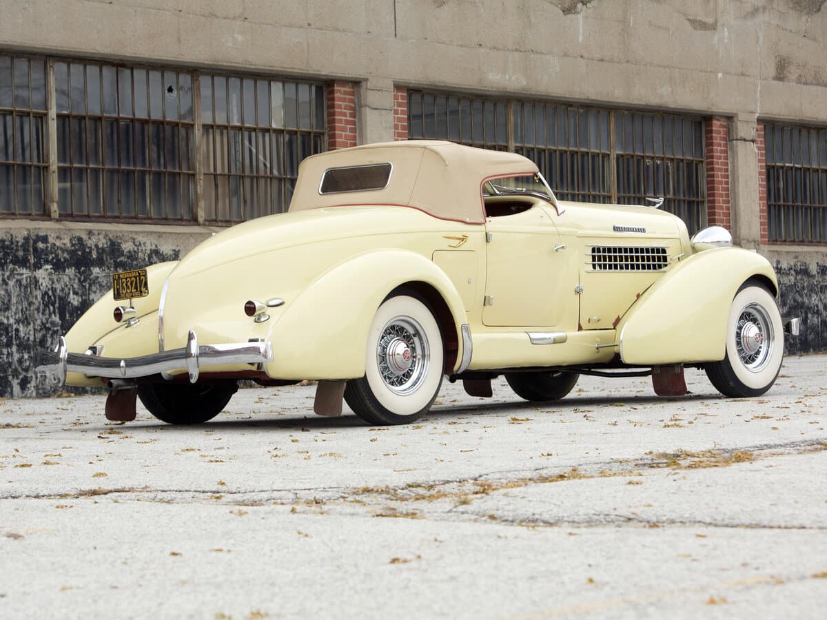 Auburn Speedster 1935 – 1937 — 3/4 arxadan