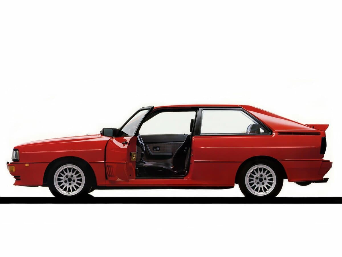 Audi Quattro I Restayling — Yandan
