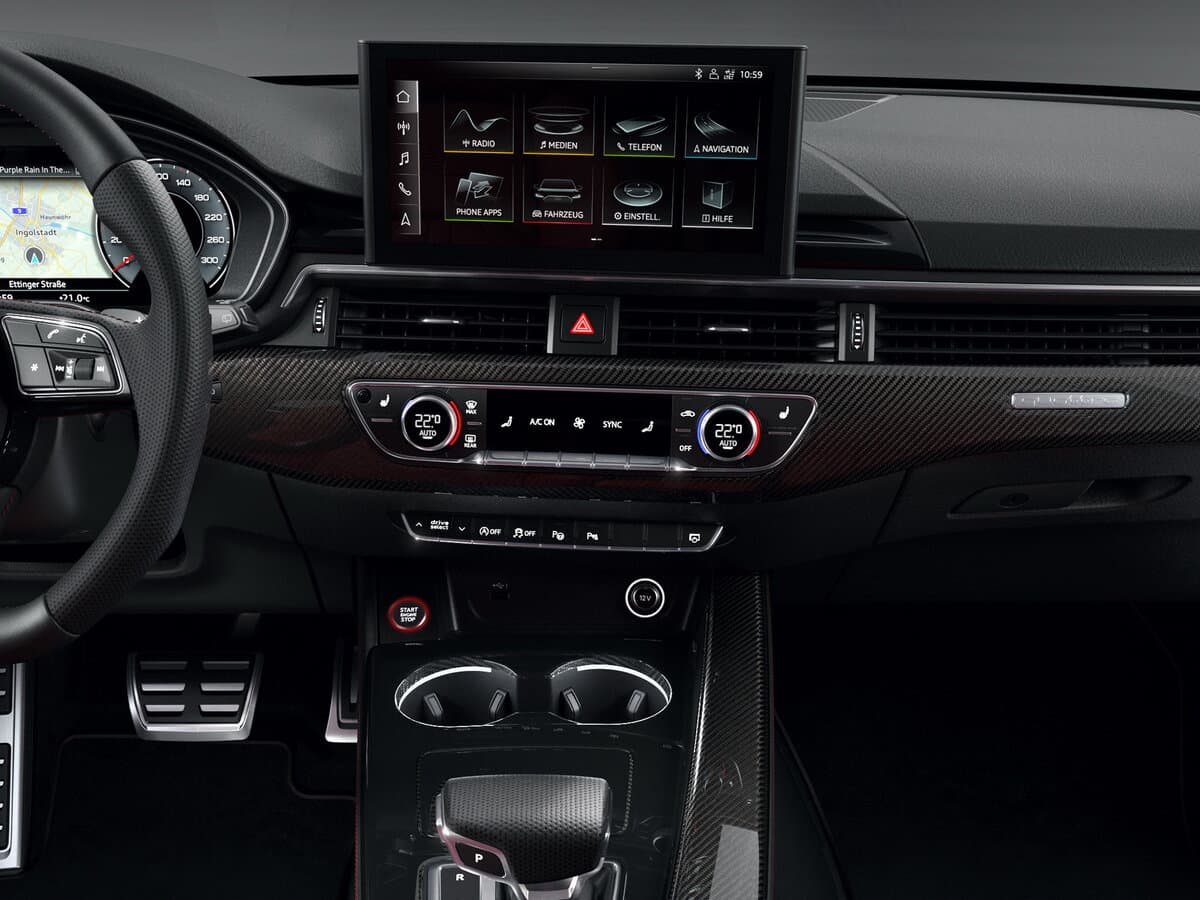Audi S4 V (B9) Restayling — Salon, öndən