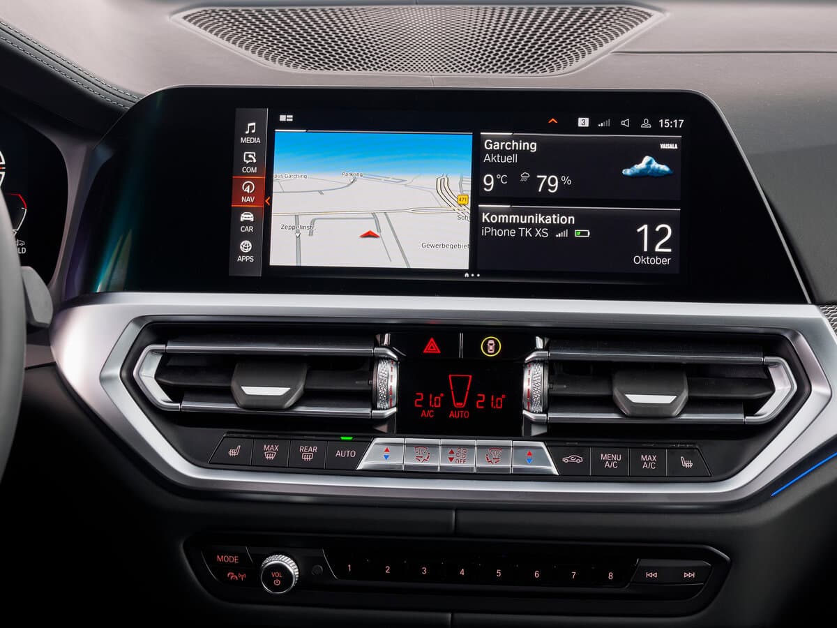BMW 4 seriyası G22, G23, G26 — Salon, öndən