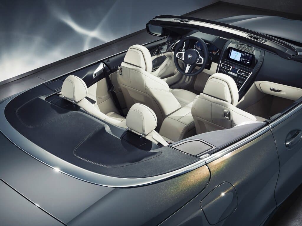 BMW 8 seriyası II (G14/G15/G16) — Salon, arxadan