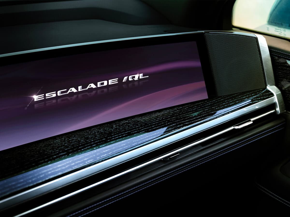 Cadillac Escalade iQ 2024 – indiyədək — Salon, öndən