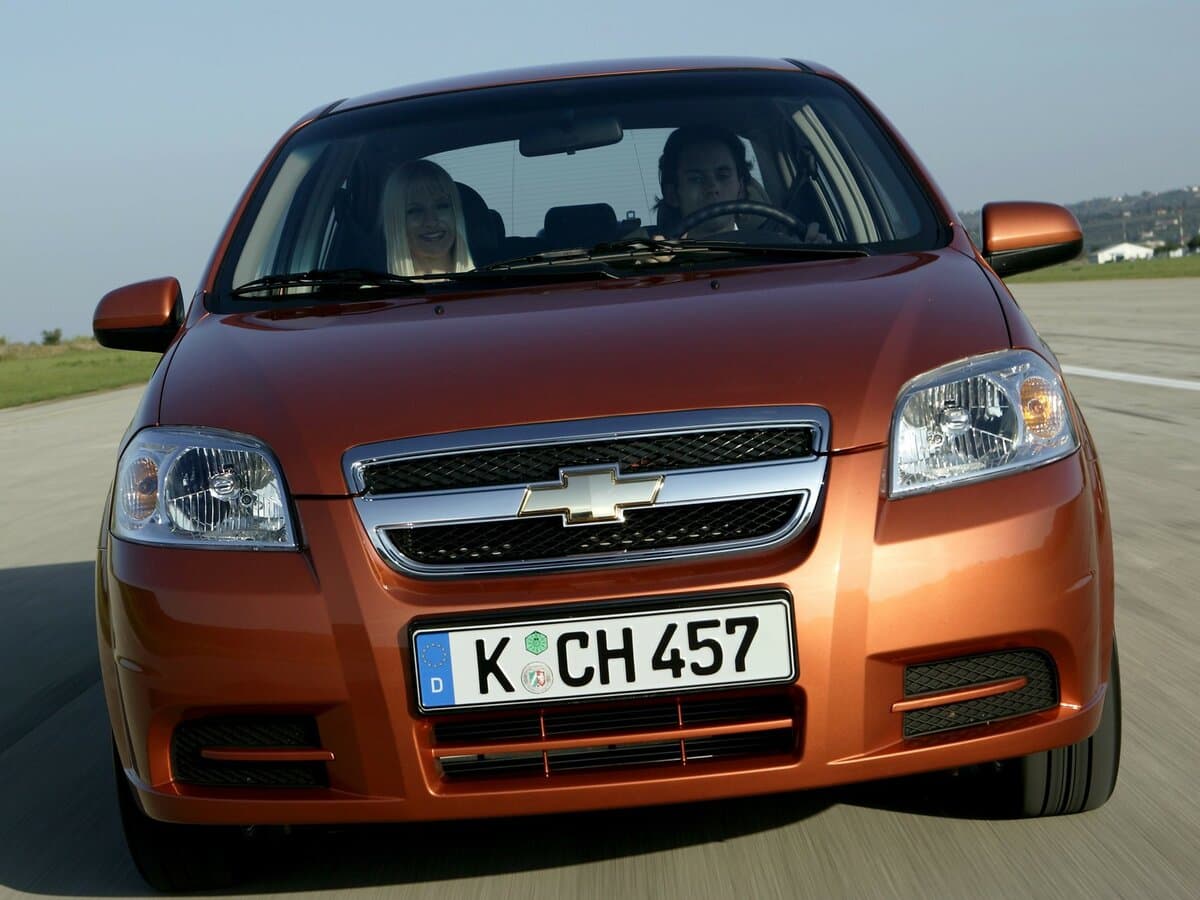 Chevrolet Aveo I Restayling — Öndən