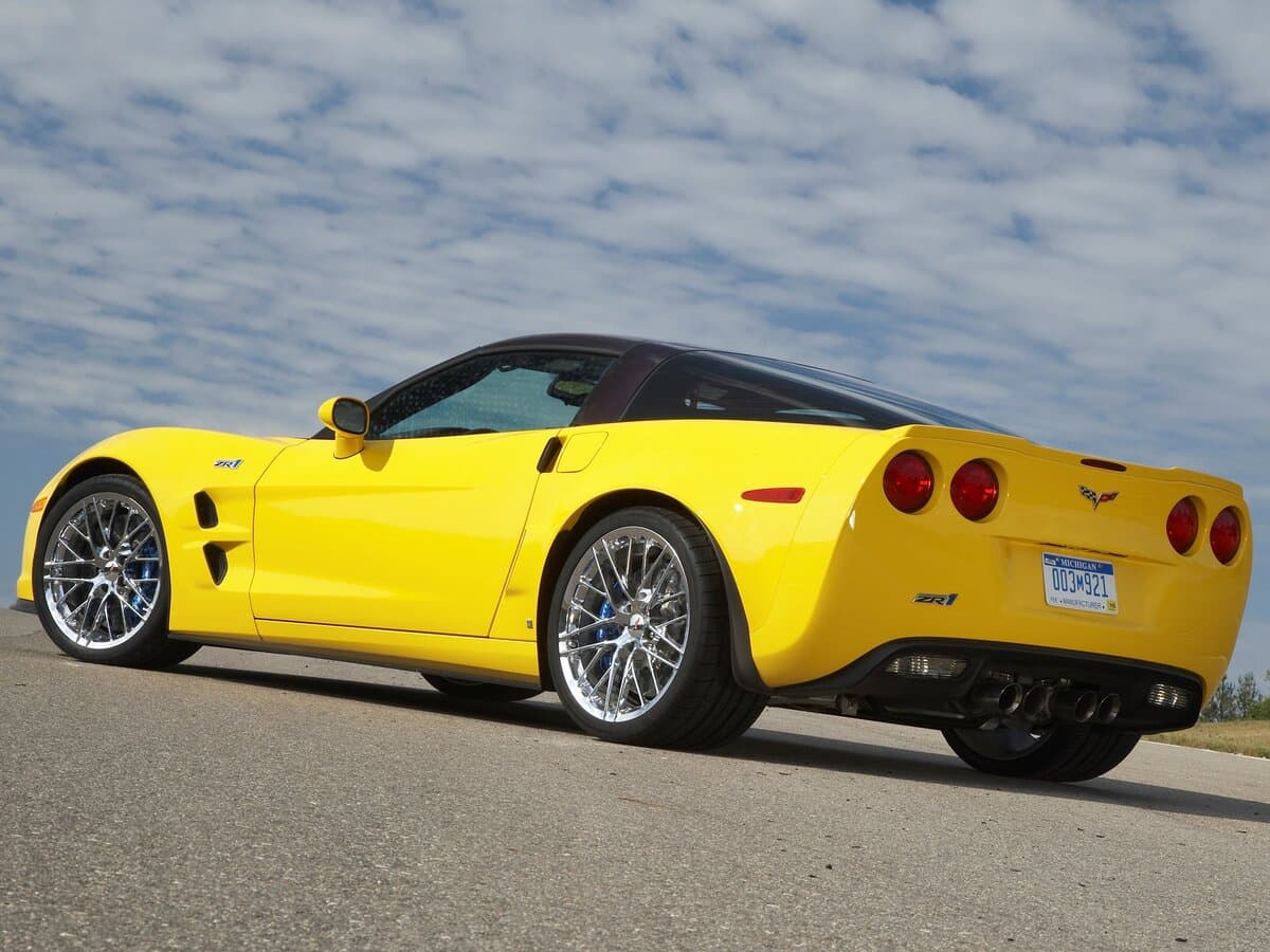 Chevrolet Corvette C6 — 3/4 arxadan