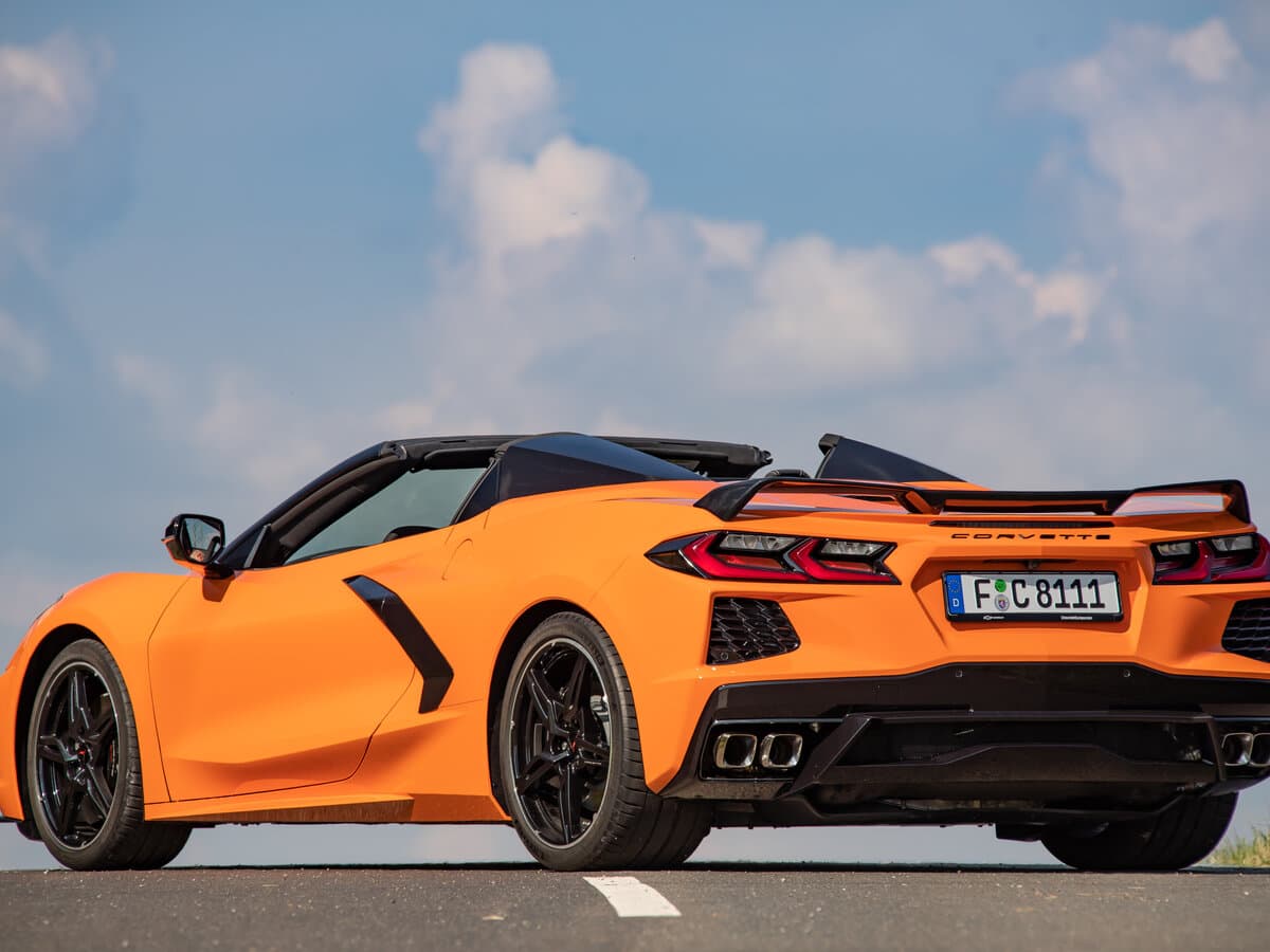 Chevrolet Corvette C8 — 3/4 arxadan
