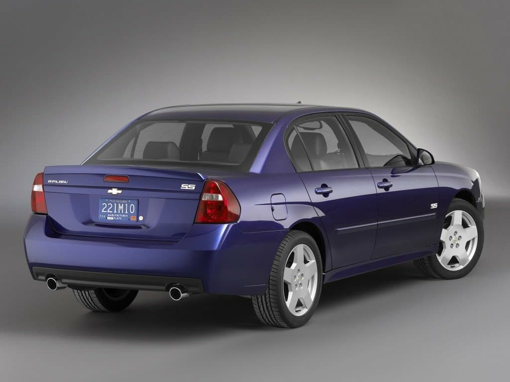 Chevrolet Malibu VI Restayling — 3/4 arxadan
