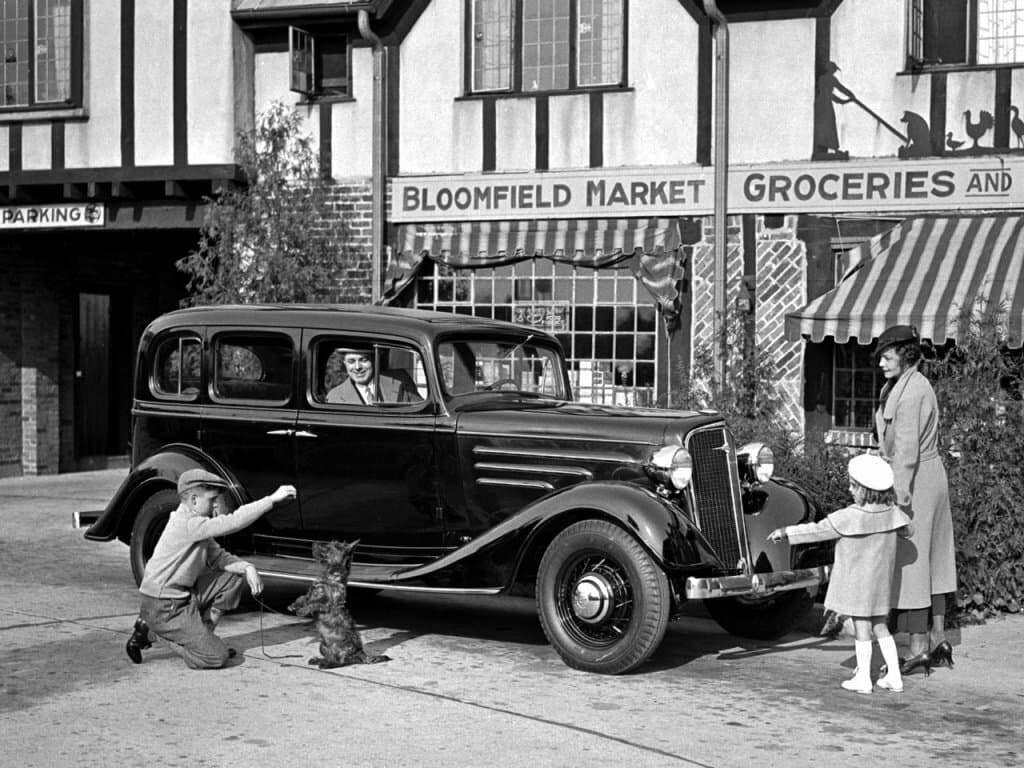 Chevrolet Master 1933 – 1940 — öndən görünüş