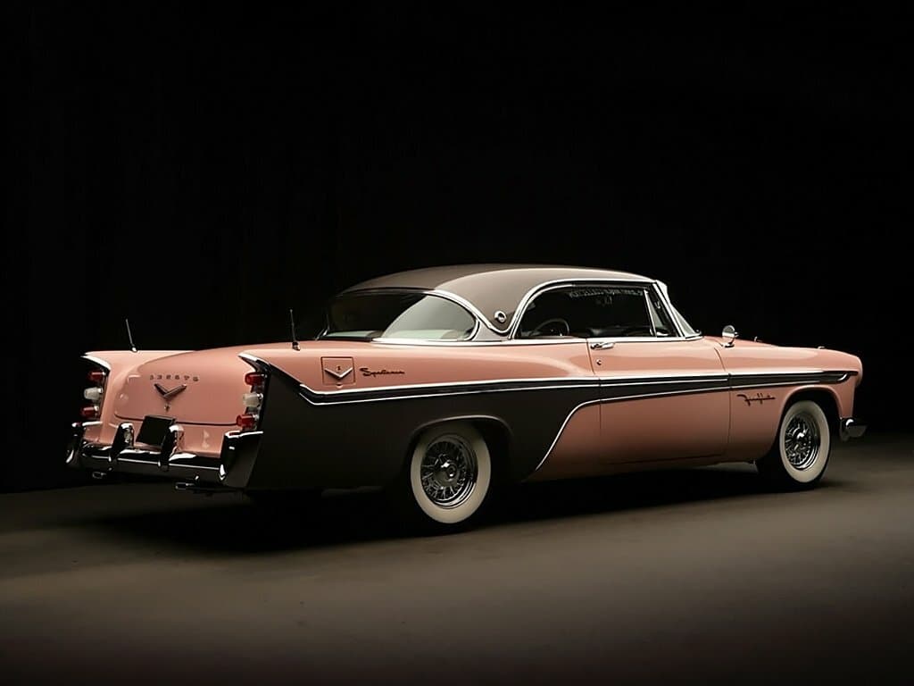 DeSoto Fireflite 1955 – 1960 — 3/4 arxadan