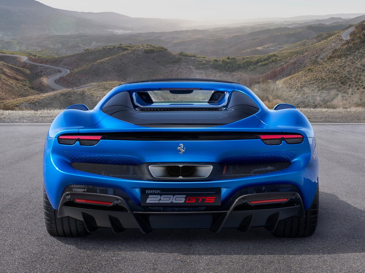 Ferrari 296 2021 – indiyədək — Arxadan