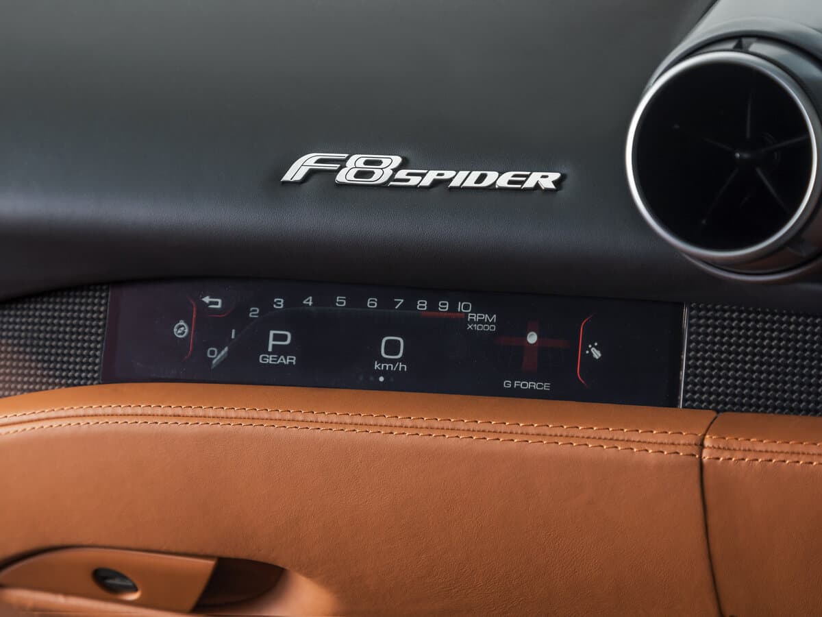 Ferrari F8 2019 – 2023 — Salon, arxadan