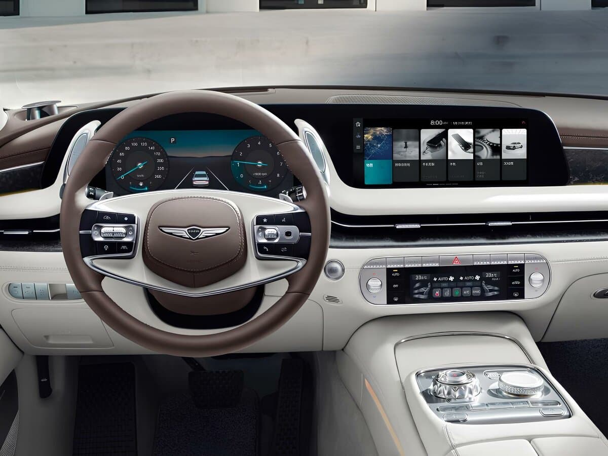 Genesis G90 II — Sükan