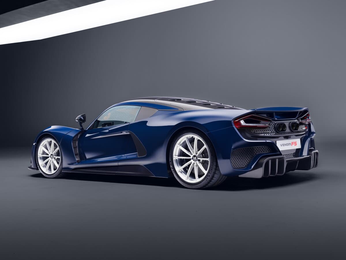 Hennessey Venom F5 2021 – indiyədək — 3/4 arxadan