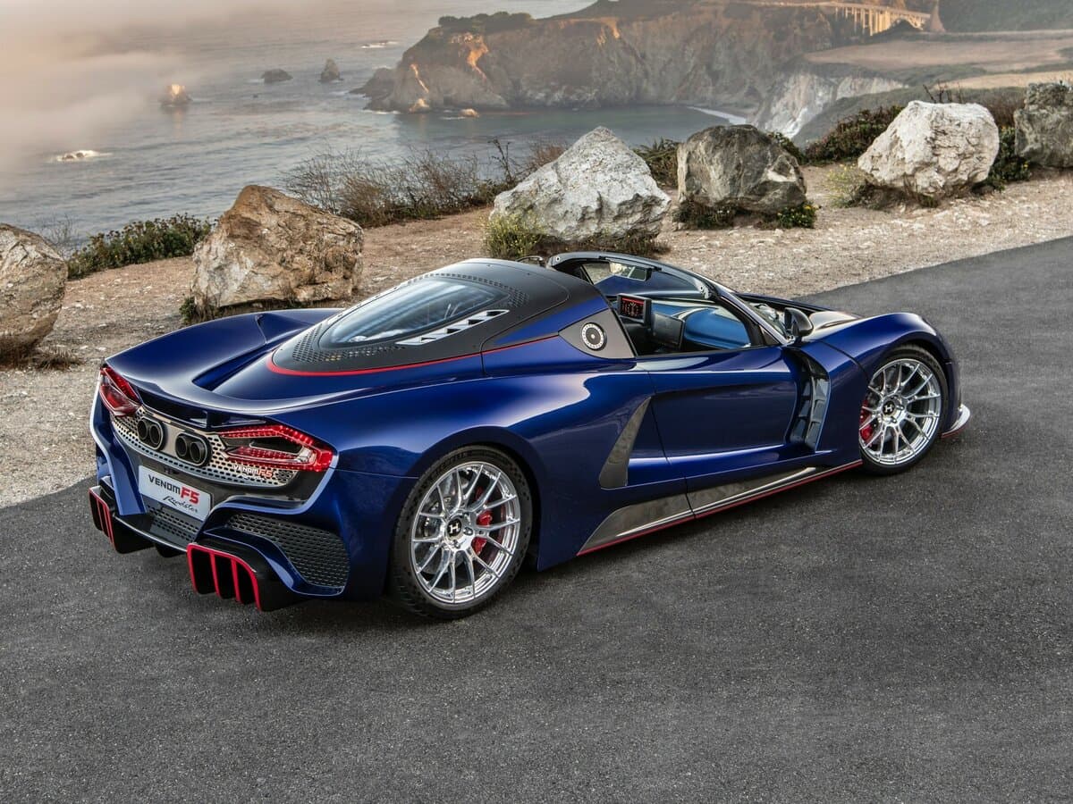 Hennessey Venom F5 2021 – indiyədək — 3/4 arxadan