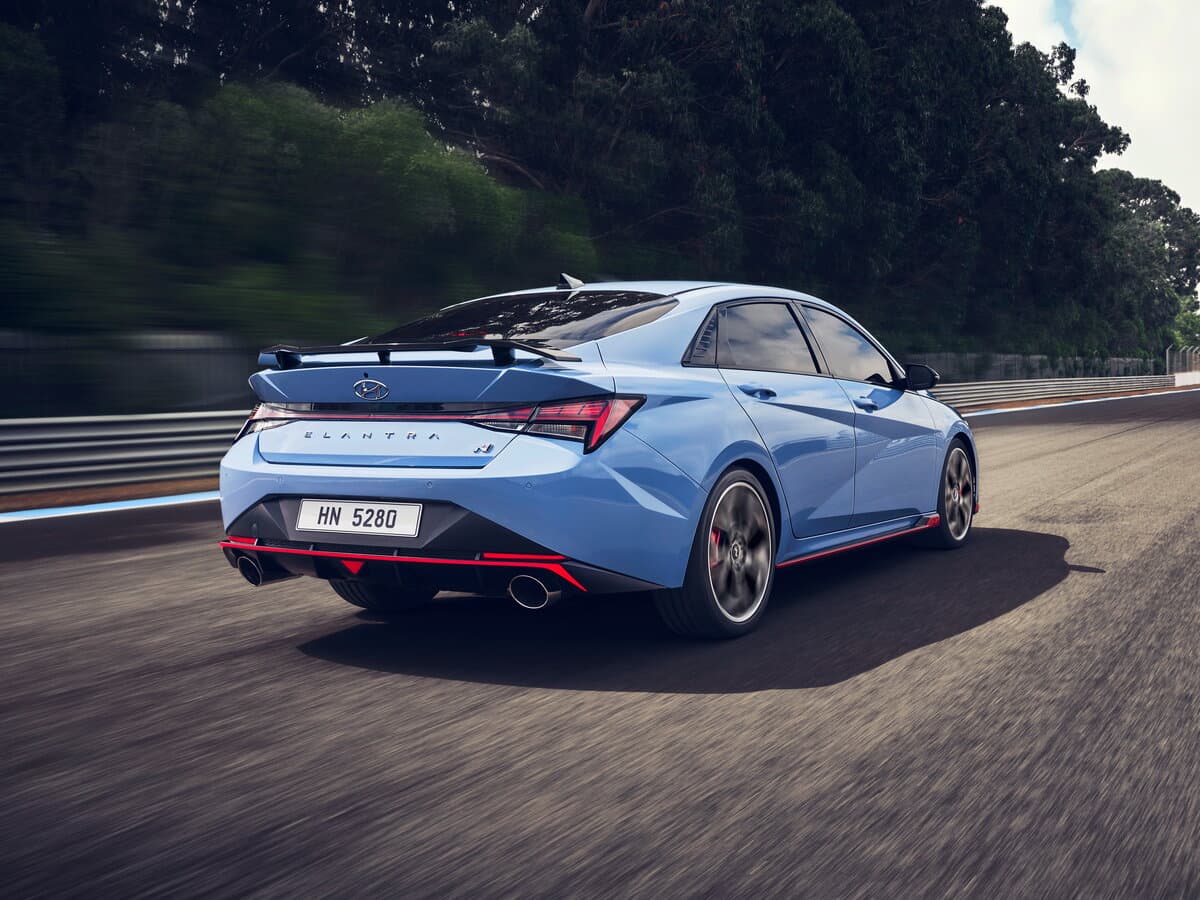 Hyundai Elantra N I — 3/4 arxadan