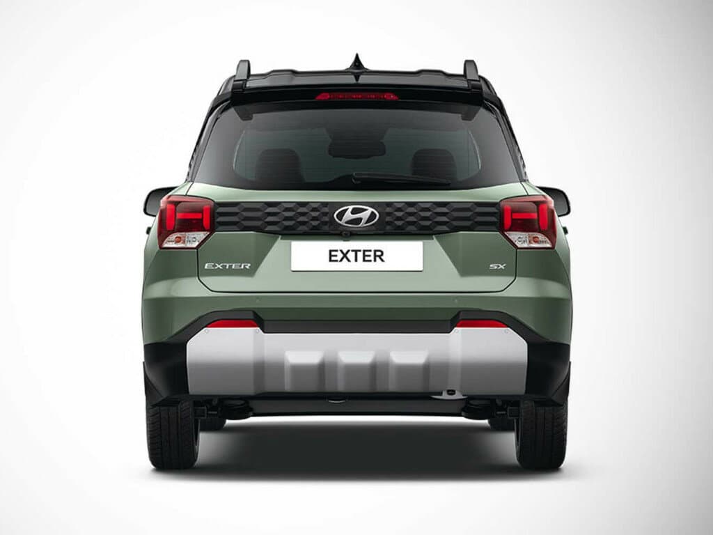 Hyundai Exter 2023 – indiyədək — Arxadan