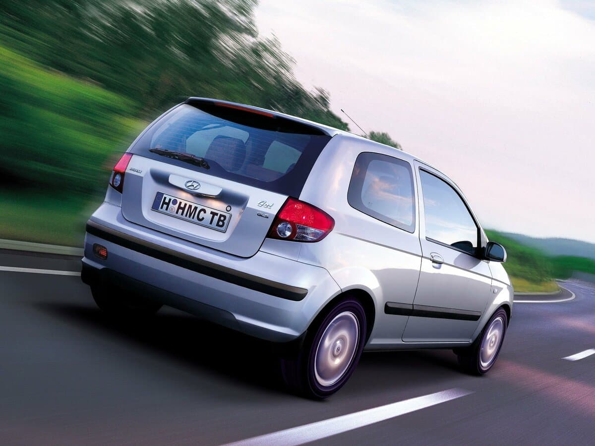 Hyundai Getz I — 3/4 arxadan