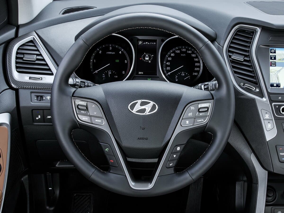 Hyundai Santa Fe III Restayling — Sükan