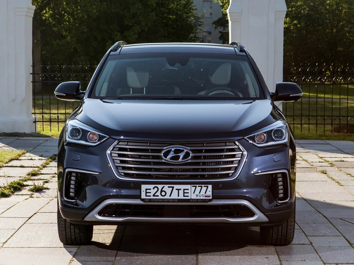 Hyundai Santa Fe III Restayling — Öndən