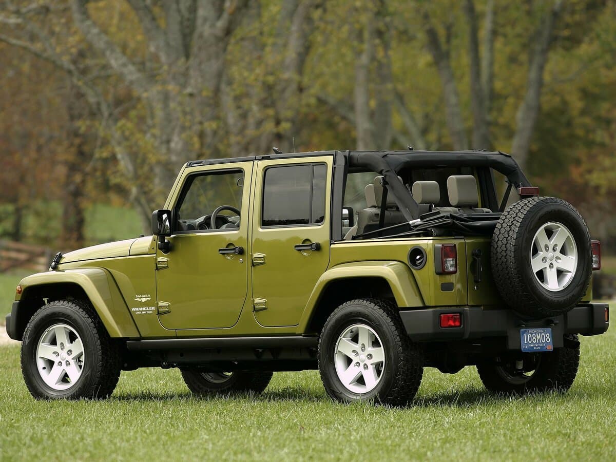 Jeep Wrangler III (JK) — 3/4 arxadan